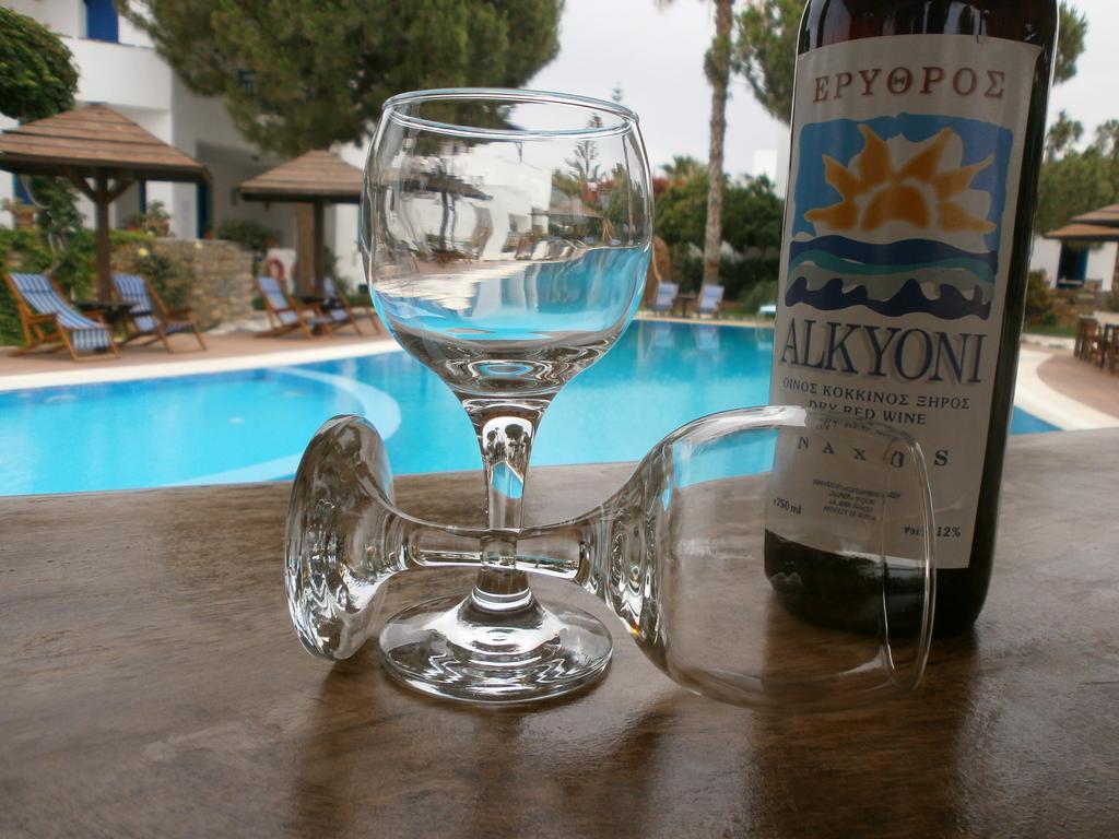 Alkyoni Beach Hotel Naxos City المظهر الخارجي الصورة